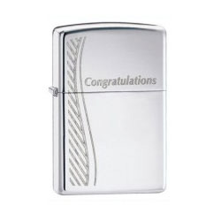 Congratulations Polished Chrome Lighter