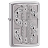 Zippo High Polish Chrome Bling Emblem Lighter