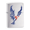 Zippo Tattoo Eagle Brushed Chrome Lighter