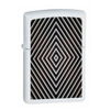 Zippo Geometric White Matte Lighter